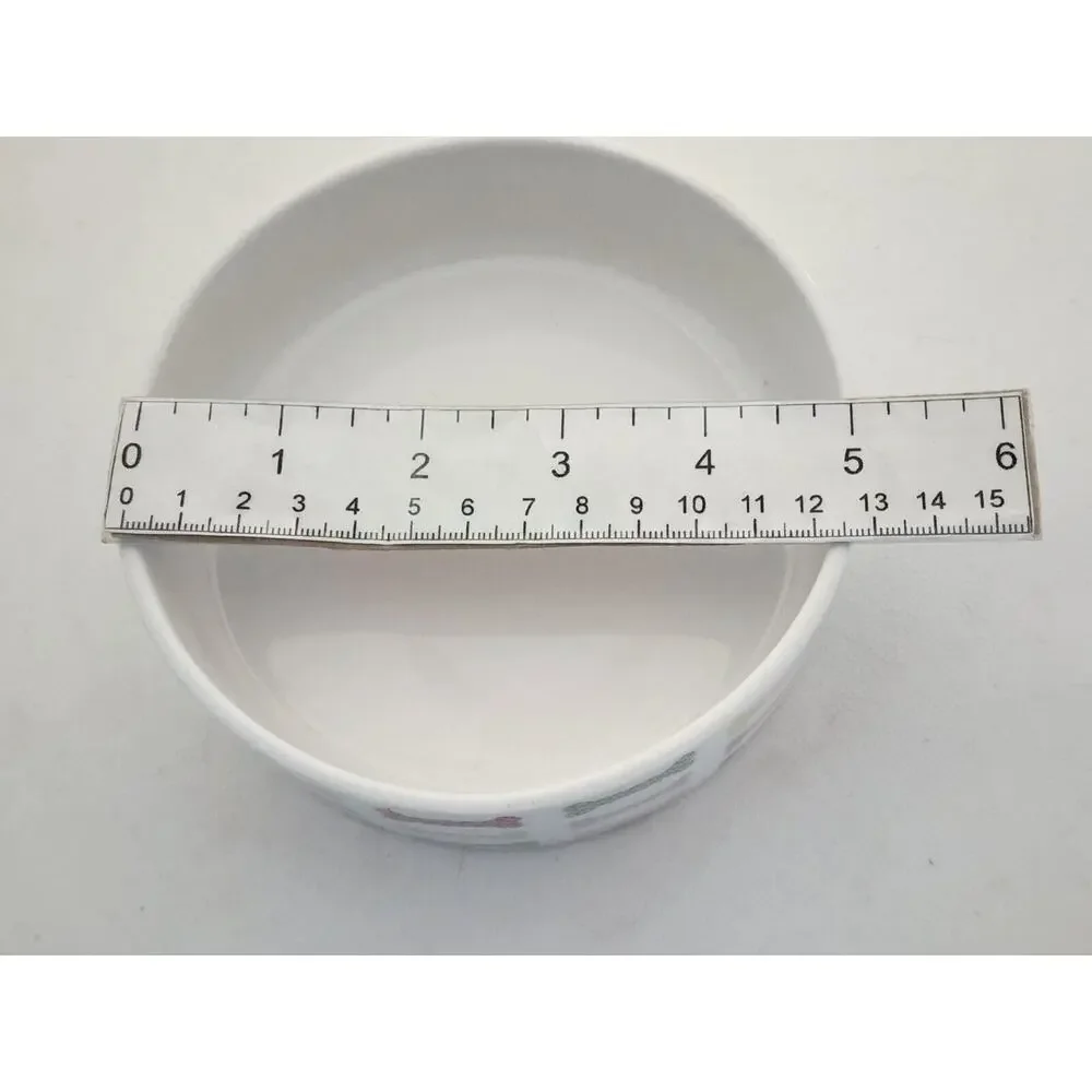 Dog Bowl-Fringe-Ceramic-